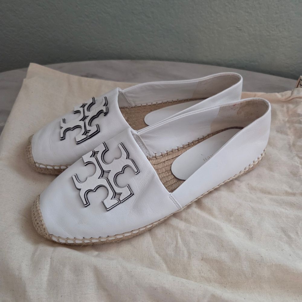 Tory Burch White Espadrille Flats - Picture 3 of 8